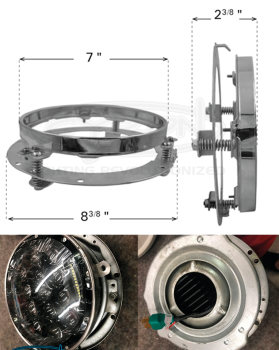 VISION-X 7" HALO LED HEADLIGHT UNIT